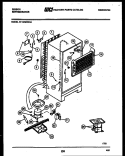 SYSTEM AND AUTOMATIC DEFROST PARTS Diagram and Parts List for RT15F5WX4A  Gibson Refrigerator