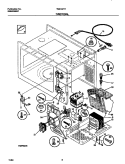 FUNCTIONAL Diagram and Parts List for TMS137T1B2  Tappan Microwave