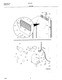 SYSTEM Diagram and Parts List for R22CW7  Frigidaire Freezer