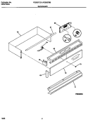 Part Location Diagram of 5303310384 Frigidaire TRIM-END