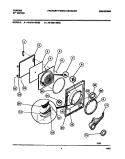 DOOR PARTS Diagram and Parts List for 49-2151-00-02  Tappan Dryer