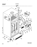 CABINET Diagram and Parts List for FRT21BH8CQ0  Frigidaire Refrigerator