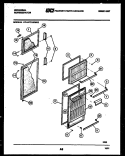 DOOR PARTS Diagram and Parts List for ATL150WK2  Uni Refrigerator