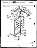 CABINET PARTS Diagram and Parts List for GTN140BG2  Frigidaire Refrigerator