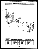 AIR HANDLING PARTS Diagram and Parts List for AC053L7A1  Frigidaire Air Conditioner