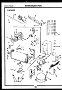 ELECTRICAL SYSTEM PARTS Diagram and Parts List for FV16M2WSFB  Frigidaire Freezer