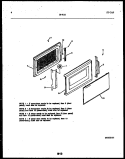 Part Location Diagram of 5303273295 Frigidaire HANDLE