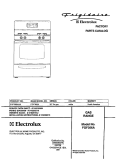 COVER Diagram and Parts List for FGF366ASA  Frigidaire Range