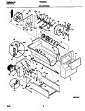 ICE CONTAINER Diagram and Parts List for FRS26ZSGB3  Frigidaire Refrigerator