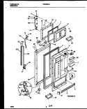 DOOR PARTS Diagram and Parts List for FRT26XHAY0  Frigidaire Refrigerator