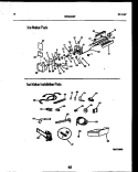 ICE MAKER / INSTALLATION Diagram and Parts List for RT19F8WX3C  Gibson Refrigerator