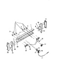 BACKGUARD Diagram and Parts List for KF320JDW0  Frigidaire Range