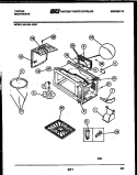 WRAPPER AND BODY PARTS Diagram and Parts List for 56-9281-10-01  Tappan Microwave