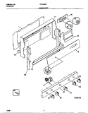 Part Location Diagram of 316082601 Frigidaire PANEL-CONTROL