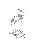 TOP / DRAWER Diagram and Parts List for REP306CT1  Kelvinator Range