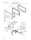 CONTROL PANEL/DOOR/MISC Diagram and Parts List for DGMV174KFA  Frigidaire Microwave