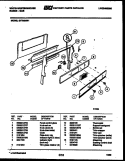 COOKTOP PARTS Diagram and Parts List for PGF201HXD4  Frigidaire Range