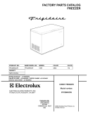 COVER Diagram and Parts List for FFC09K0CW1  Frigidaire Freezer