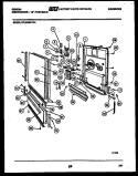 DOOR PARTS Diagram and Parts List for SP18D5KYGA  Gibson Dishwasher