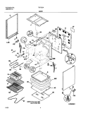 BODY Diagram and Parts List for TEF353AQD  Tappan Range