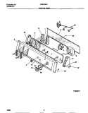Part Location Diagram of 131473500 Frigidaire PANEL-CONTROL