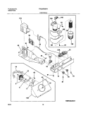 CONTROLS Diagram and Parts List for FRS26RBBW1  Frigidaire Refrigerator