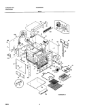 BODY Diagram and Parts List for GLEB30S8CSB  Frigidaire Wall Oven