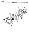 AIR HANDLING PARTS Diagram and Parts List for FAC082G7A4  Frigidaire Air Conditioner