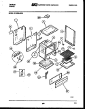 BODY PARTS Diagram and Parts List for 37-1009-00-05  Tappan Range