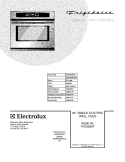 COVER Diagram and Parts List for FEB30S6FCD  Frigidaire Wall Oven