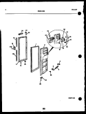 FREEZER DOOR Diagram and Parts List for FGW240JN0W  Kelvinator Refrigerator