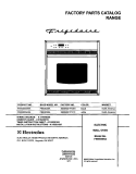 COVER Diagram and Parts List for FEB30S5ABA  Frigidaire Wall Oven