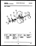 CAM Diagram and Parts List for DW2558PW2  Frigidaire Dishwasher