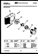 AIR HANDLING PARTS Diagram and Parts List for MH310F1QA  Kelvinator Air Conditioner
