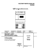 COVER Diagram and Parts List for FEF455BBA  Frigidaire Range
