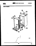 CABINET PARTS Diagram and Parts List for FV10M2WXFA  Gibson Freezer
