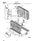 COMPRESSOR PARTS Diagram and Parts List for FAB077Y7B3  Frigidaire Air Conditioner