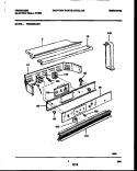 CONTROL PANEL Diagram and Parts List for FEB500BABE  Frigidaire Wall Oven