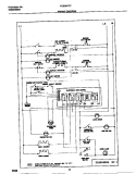 WIRING DIAGRAM Diagram and Parts List for FES367CCTD  Frigidaire Range