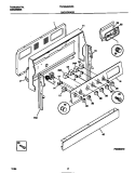 Part Location Diagram of 316076509 Frigidaire PANEL-CONTROL