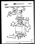 CABINET PARTS Diagram and Parts List for AW600F1D  Kelvinator Washer