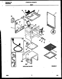 BODY PARTS Diagram and Parts List for CP303VC3D2  Frigidaire Range
