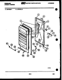 DOOR PARTS Diagram and Parts List for UFS19EL2  Frigidaire Freezer