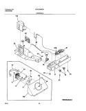 CONTROLS Diagram and Parts List for WRS23MW3AW5  Westinghouse Refrigerator