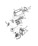 ICE BUCKET & MOTOR Diagram and Parts List for RS229GCW3  Frigidaire Refrigerator