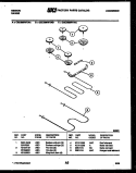 BROILER PARTS Diagram and Parts List for CEC3M6WTAC  Gibson Range