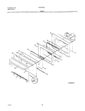DOOR Diagram and Parts List for FGF376CJTB  Frigidaire Range
