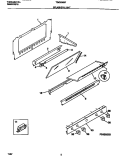 SPLASHER / LIGHT Diagram and Parts List for TGO336BFW1  Tappan Range