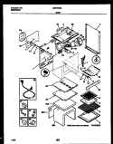 BODY PARTS Diagram and Parts List for GGF353SAWA  Gibson Range