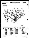 CONSOLE AND CONTROL PARTS Diagram and Parts List for SU180MXRV1  Frigidaire Dishwasher
